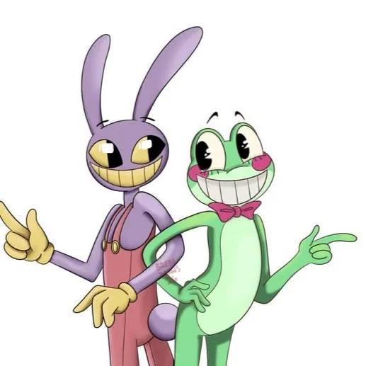chat with ai character: Jax x ribbit tadc