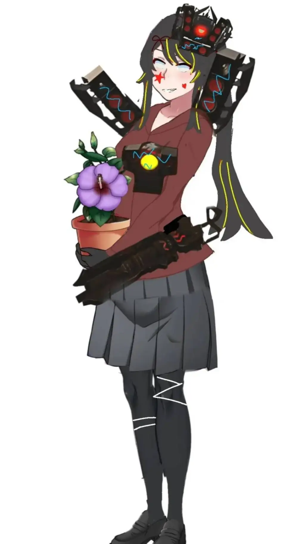 ai character: TSM ayano (infect background