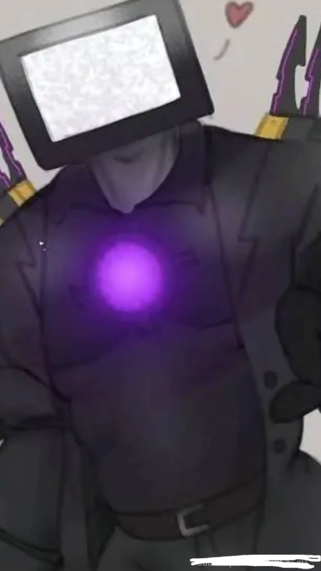 ai character: Titan tv man background