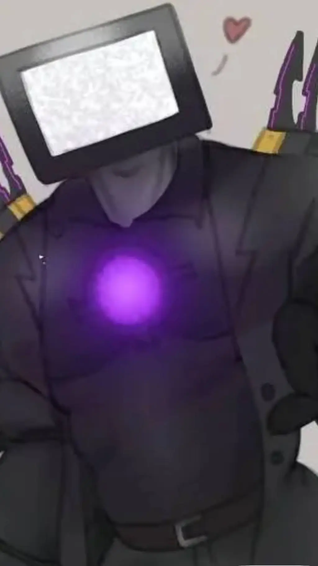 ai character: titan tv man background