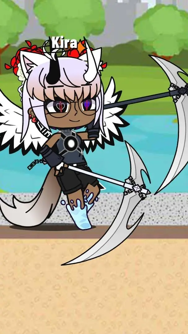 ai character: Kira  background