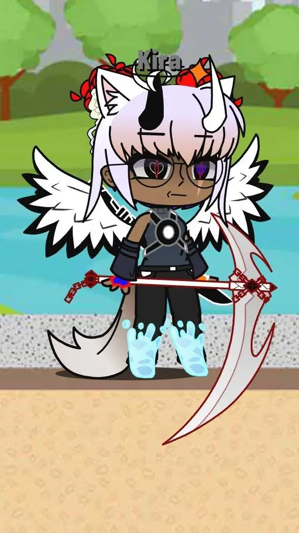 ai character: Kira🇬🇷  background