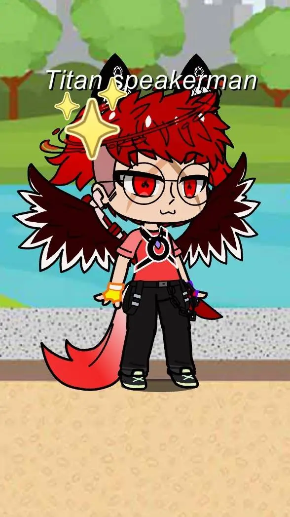 ai character: Titan speakerman🇧🇷 background