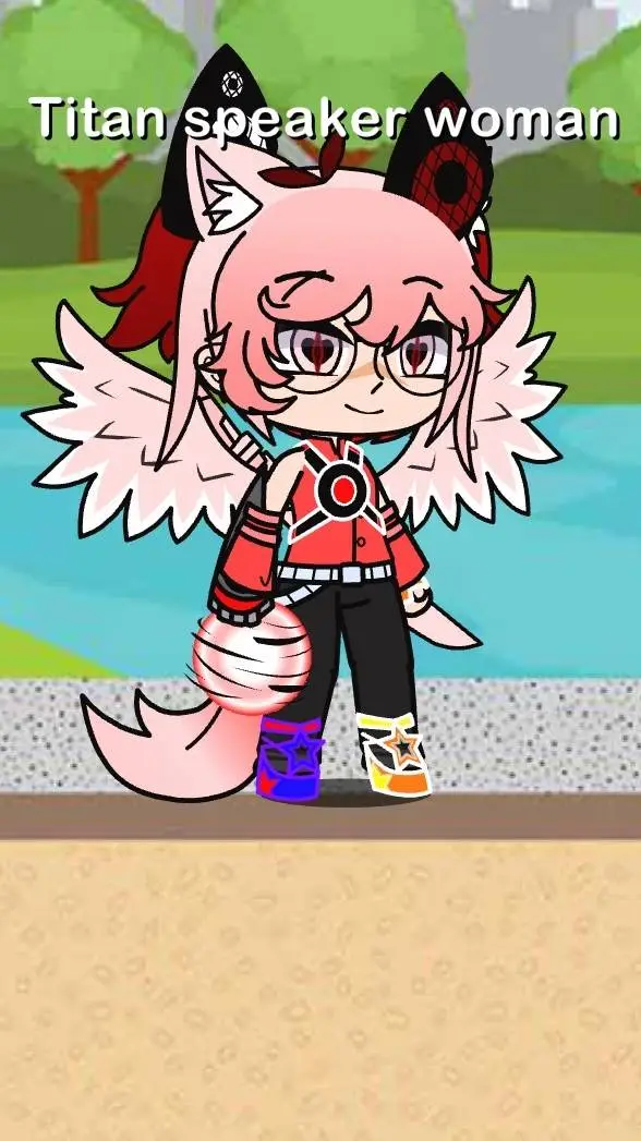 ai character: Titanspeakerwoma🇩🇪 background