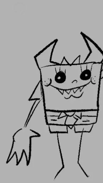 ai character: Bikini horrors background