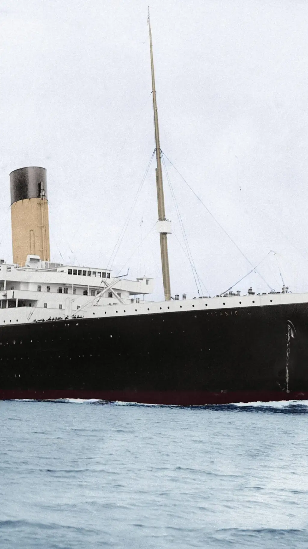 ai character: RMS Titanic background