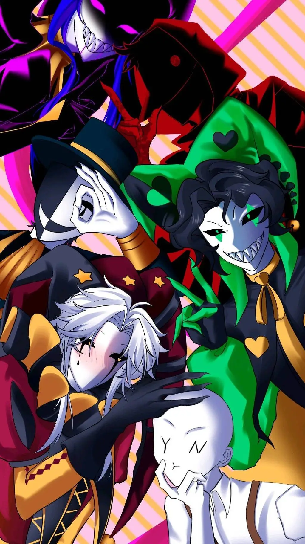 ai character: 🍓THE FREAK CIRCUS🍓 background