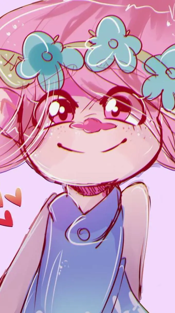ai character: Princess Poppy 👑 background