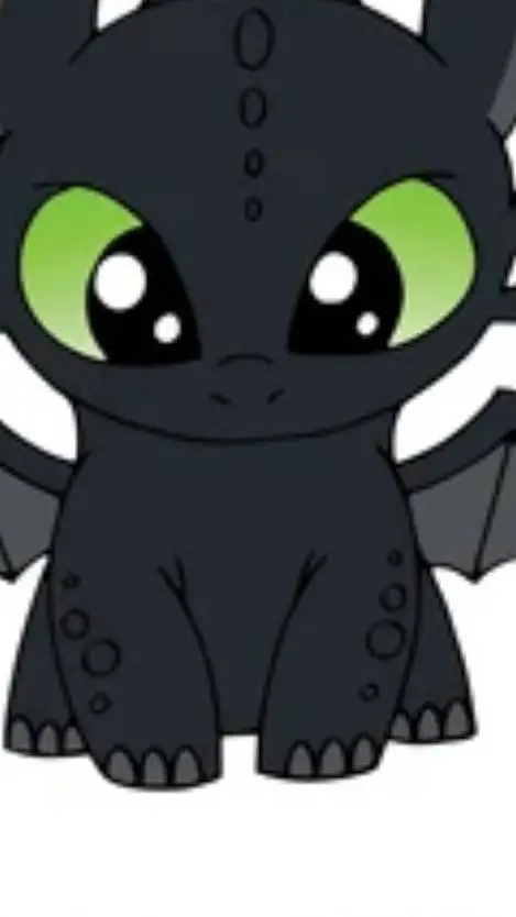 ai character: Toothless  background