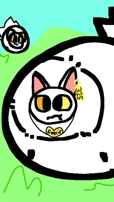 ai character: Puffy doggy!  background