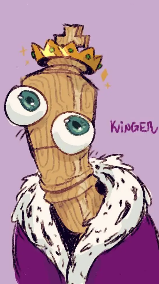 ai character: >Kinger< background