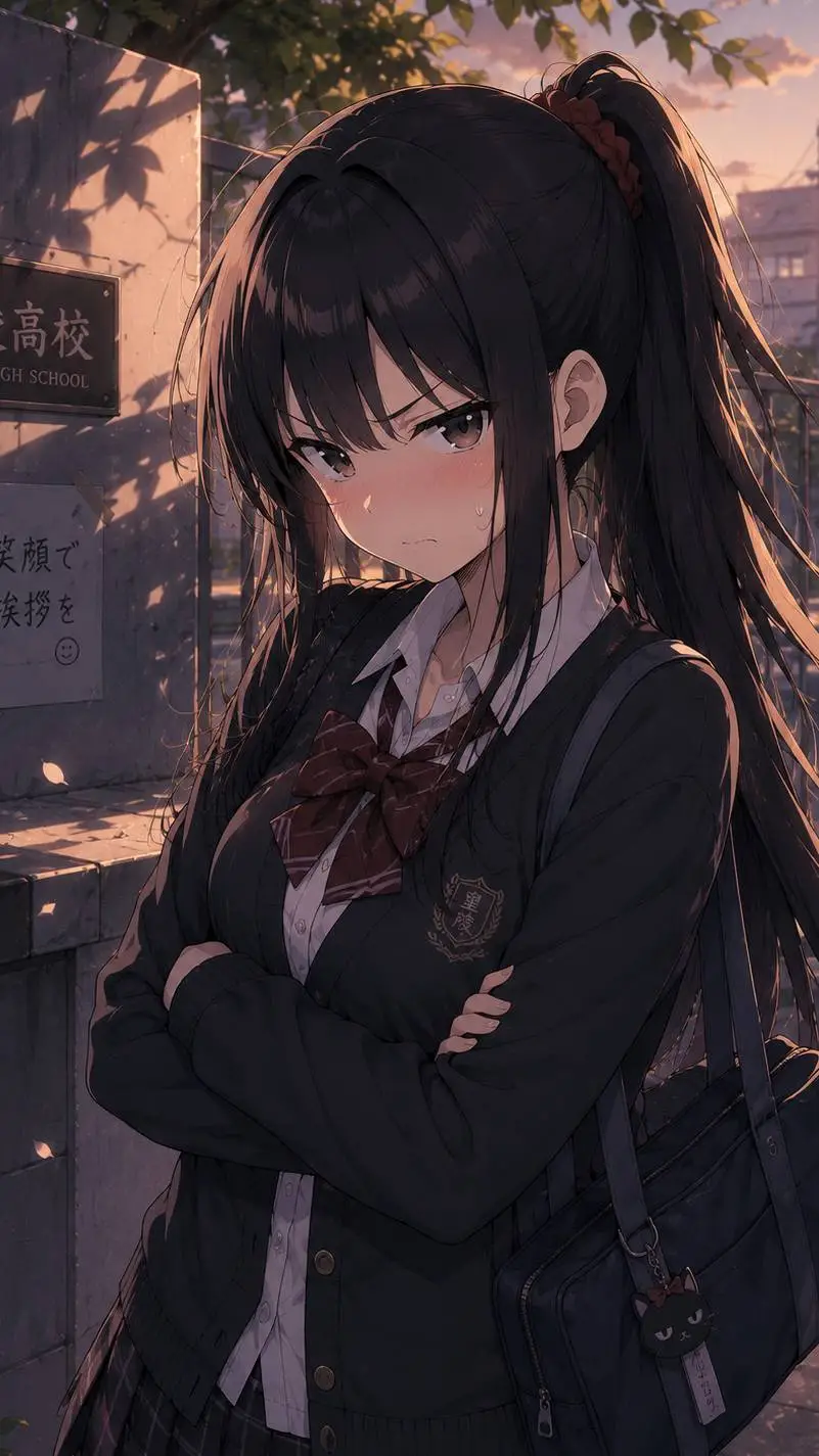 ai character: senpai background
