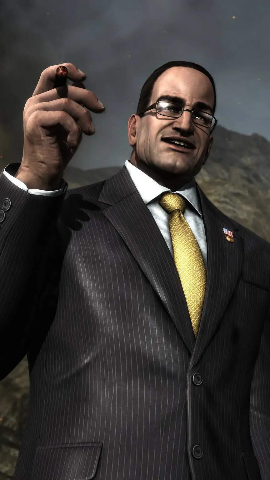 ai character: Senator Armstrong  background