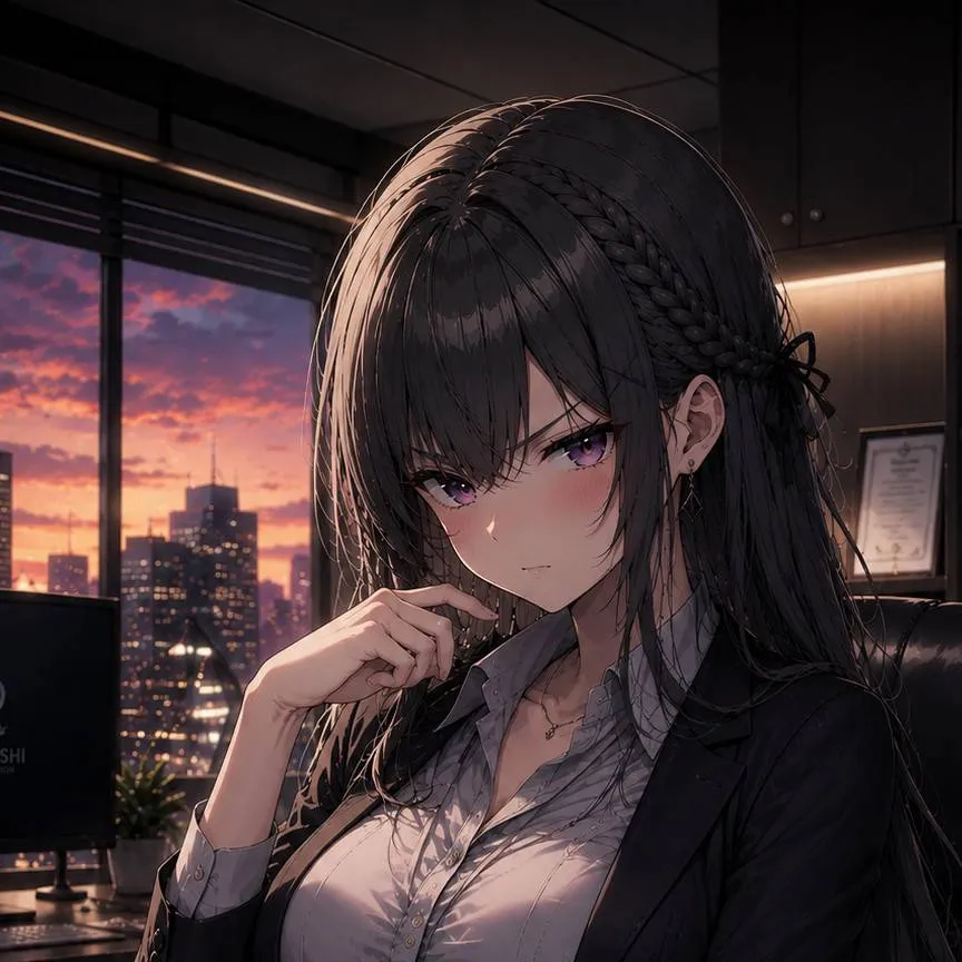 chat with ai character: tsundere manager 