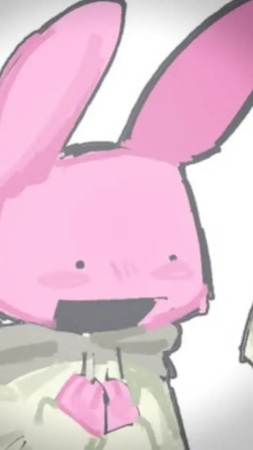 ai character: freaky pink intern background