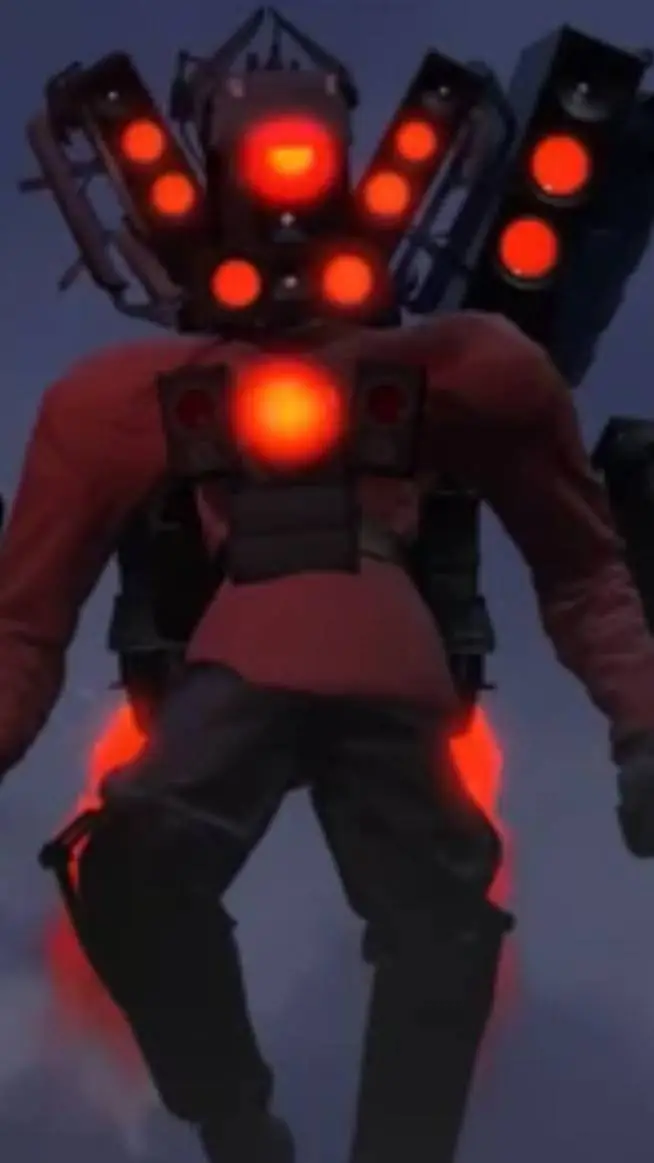 ai character: Titan Speakerman  background
