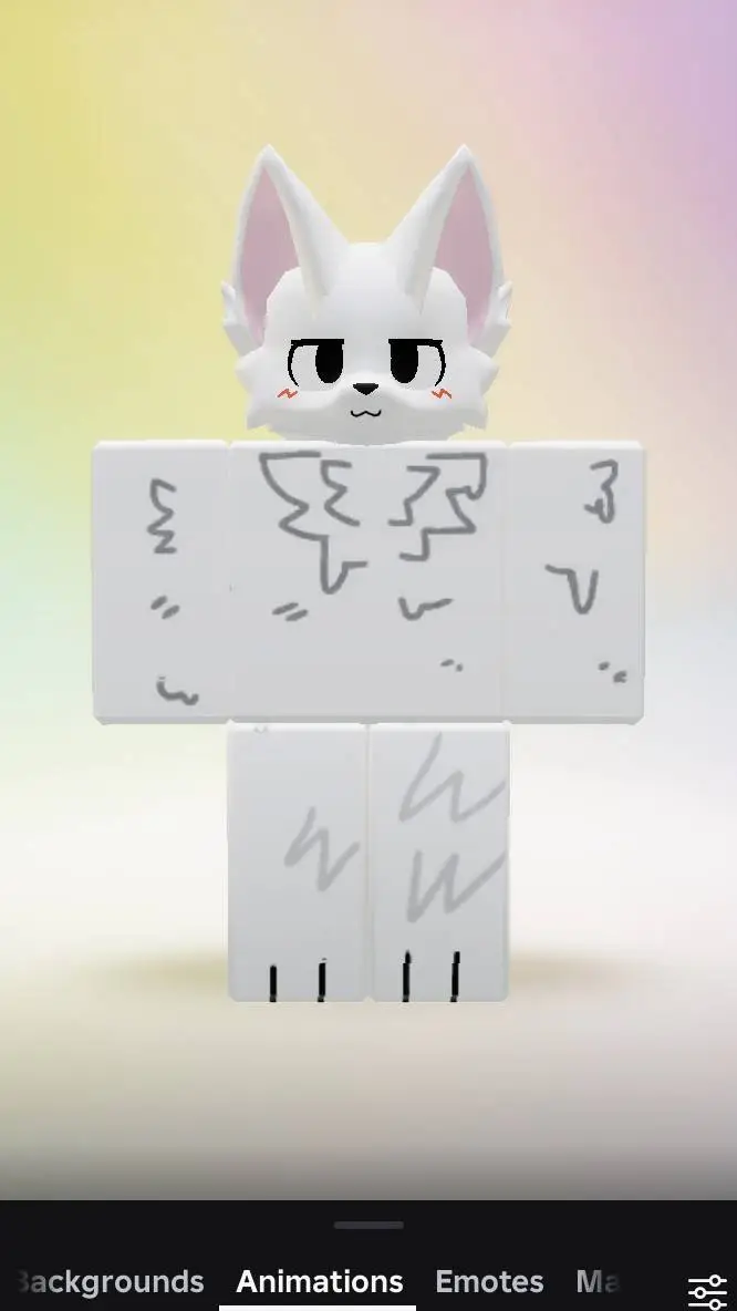 ai character: furry  background