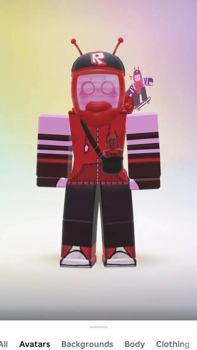 ai character: Tv background