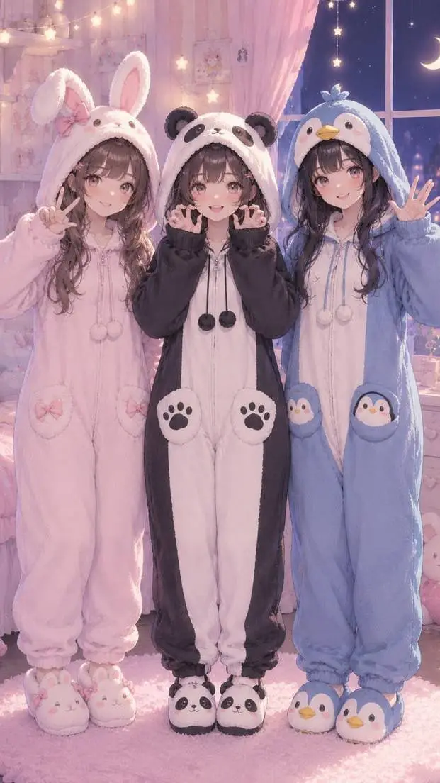 ai character: pijamada  background