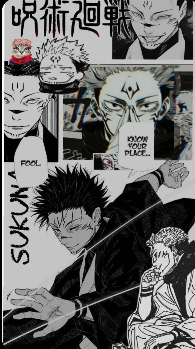 ai character: 😈Ryomen sukuna💢 background