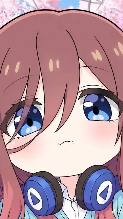 ai character: Miku Nakano  background