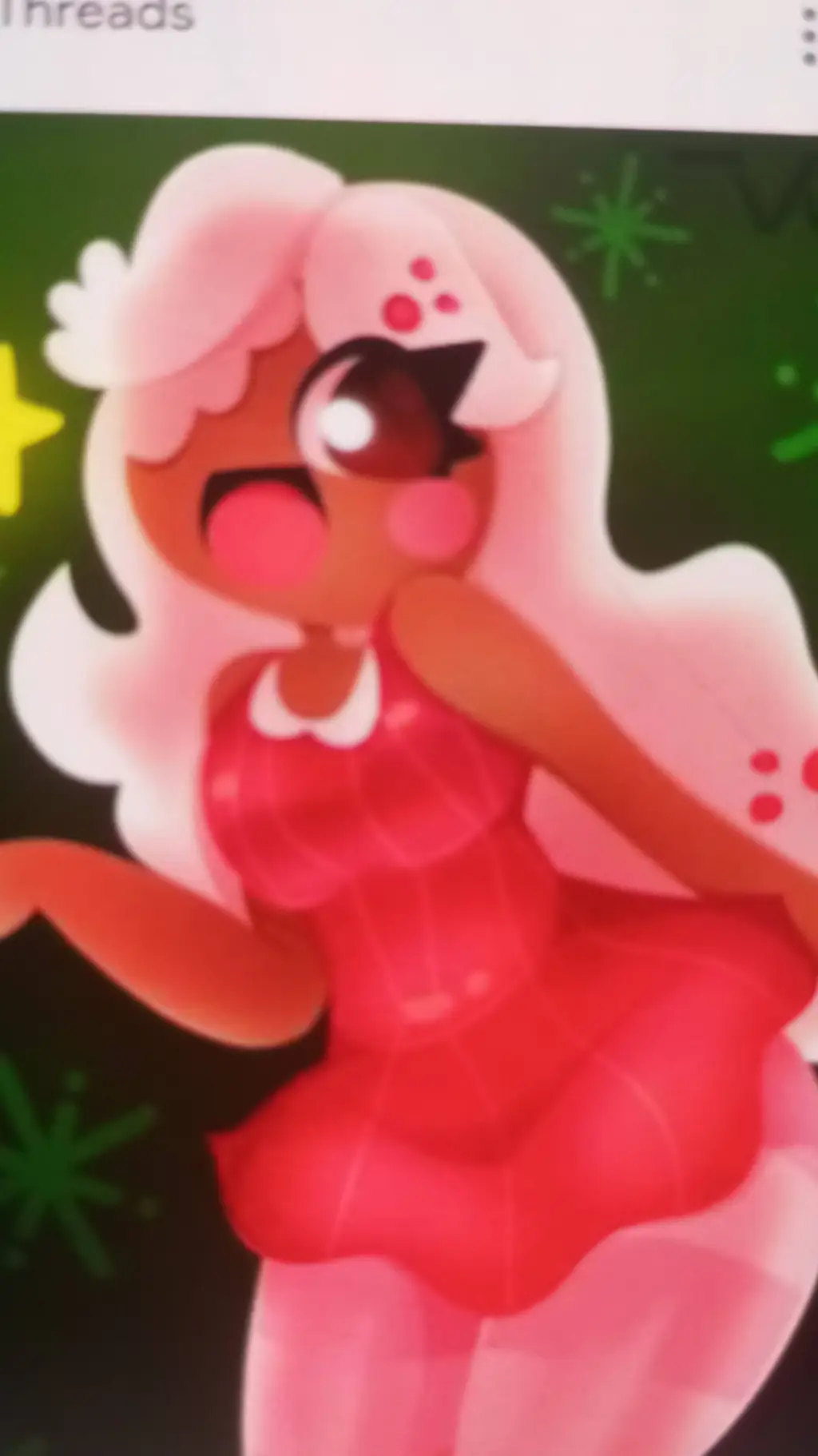 ai character: ~ginger~ background