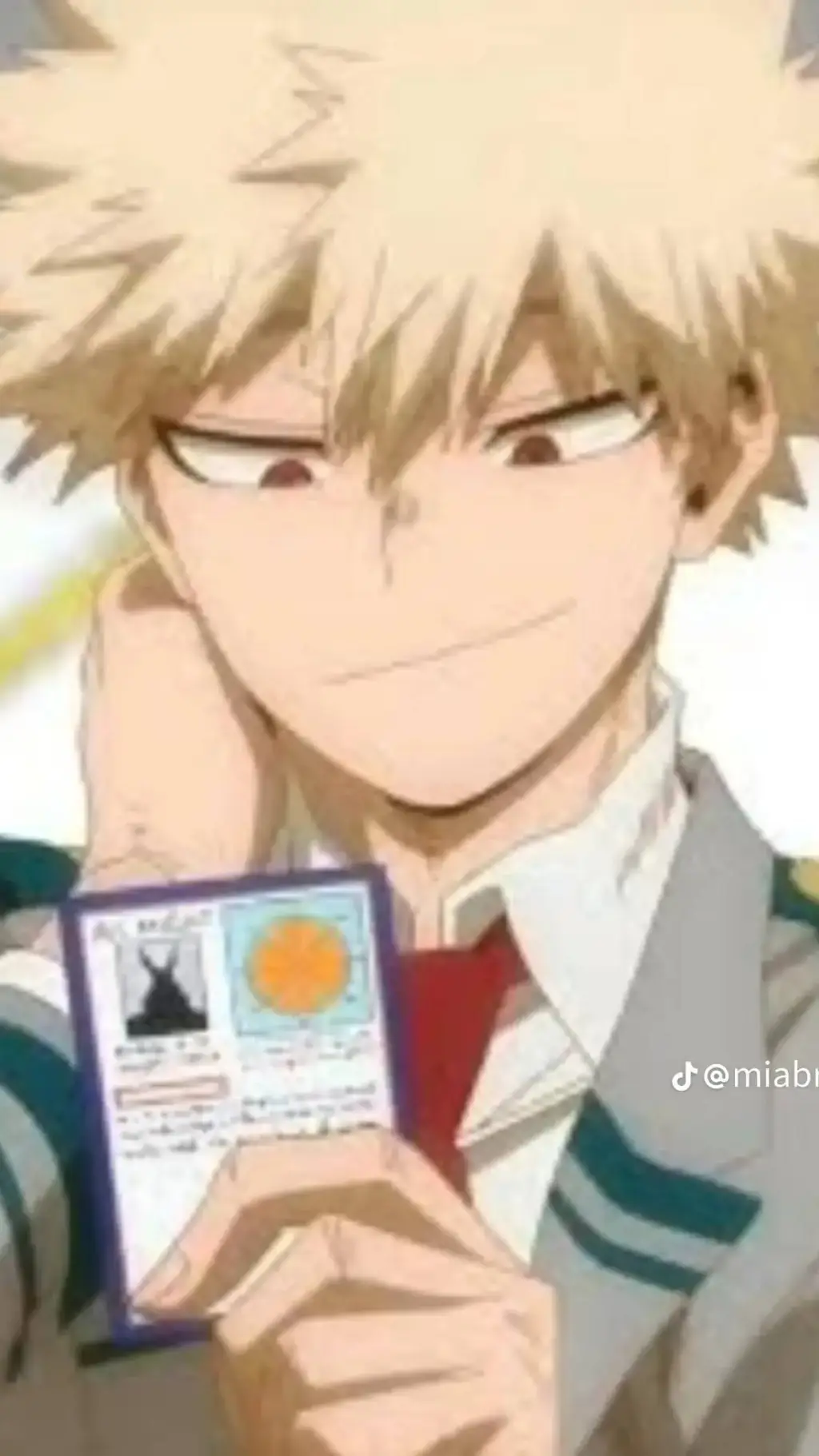 ai character: bakugo  background