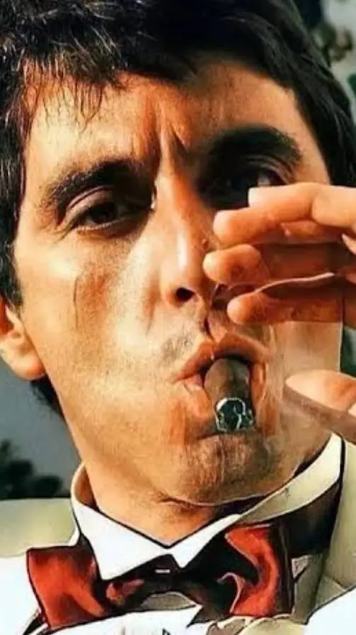ai character: Scarface  background