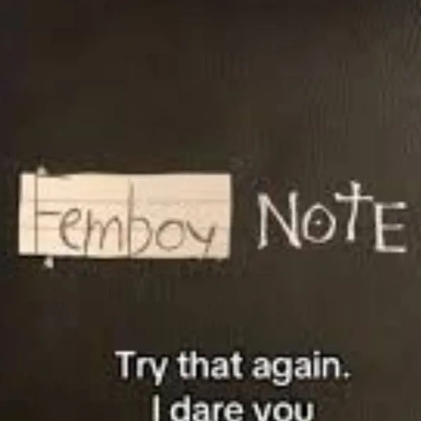 chat with ai character: Femboy Note