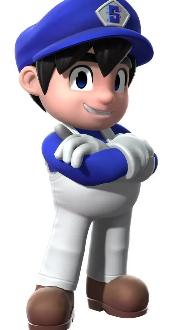 ai character: Smg4 background