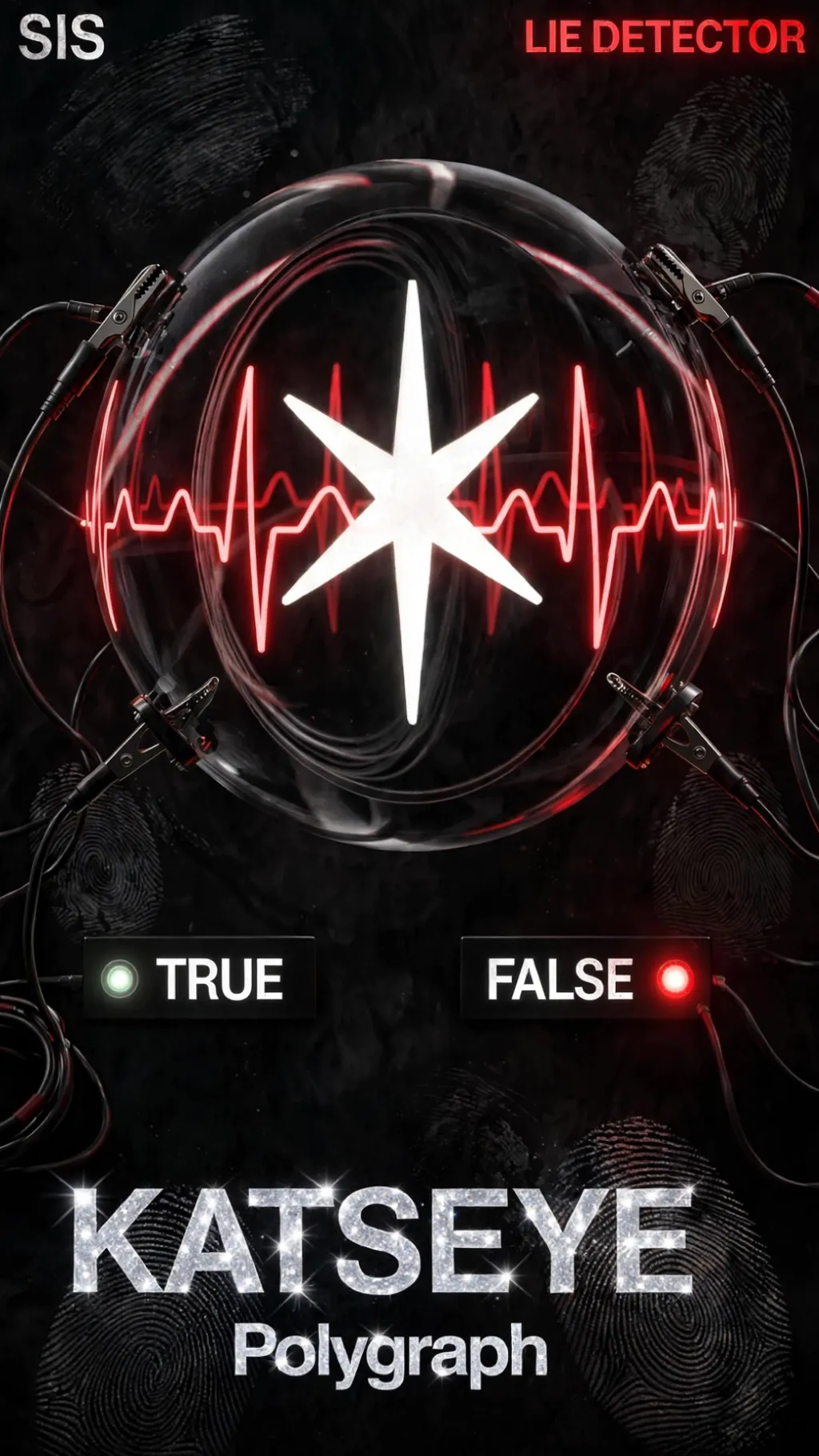 ai character:  KATSEYE Polygraph background