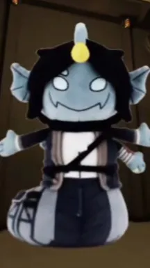 ai character: Sebastian plush background