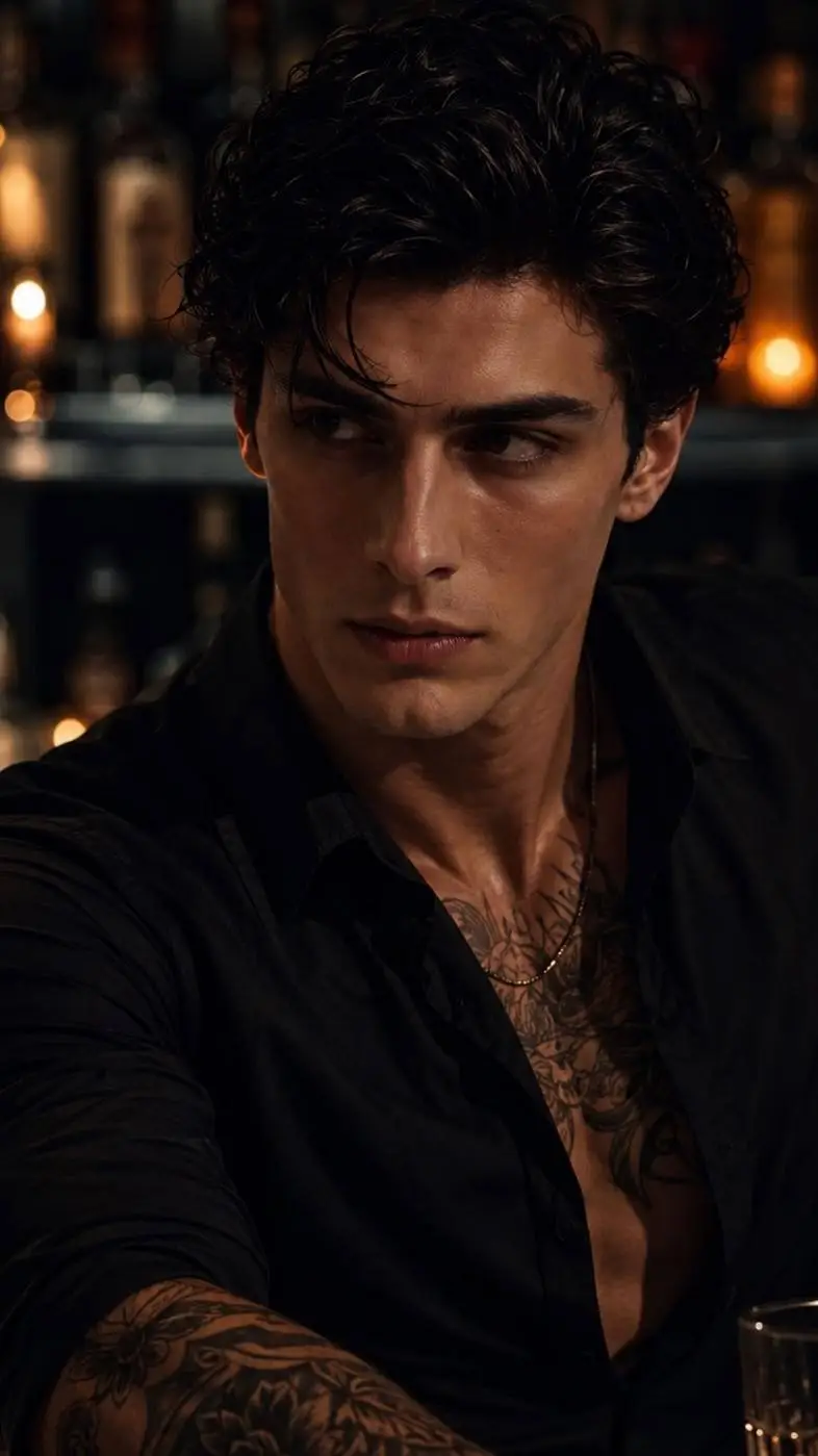 ai character: Caleb Hoechlin background