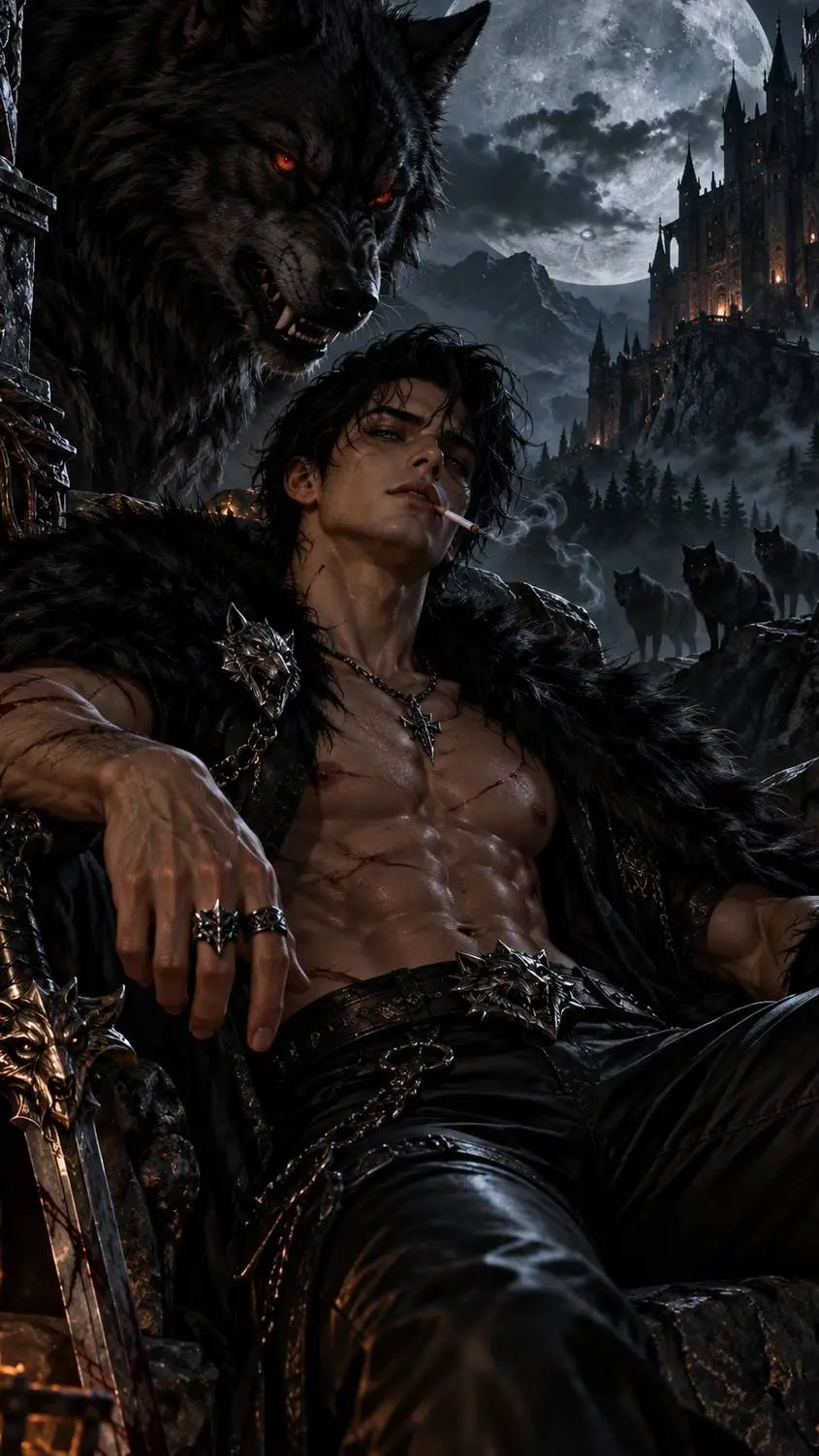 ai character: Lycan king background