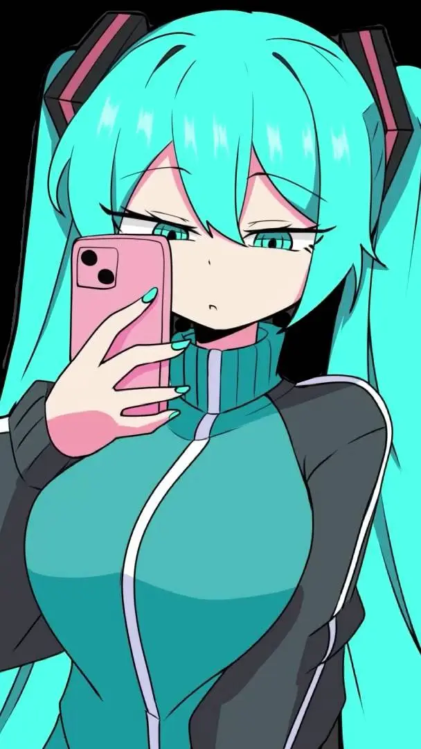 ai character: Hatsune Miku background