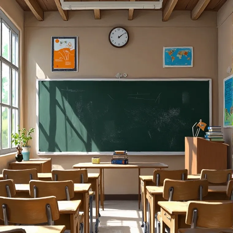 chat with ai character: Classroom