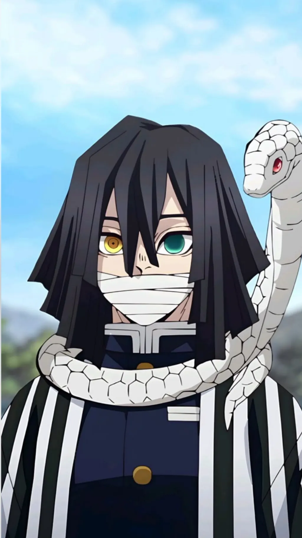 ai character: Obanai Iguro background