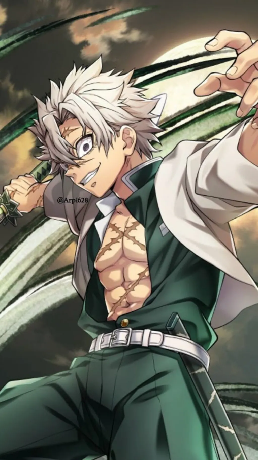 ai character: Sanemi Shinazugawa background