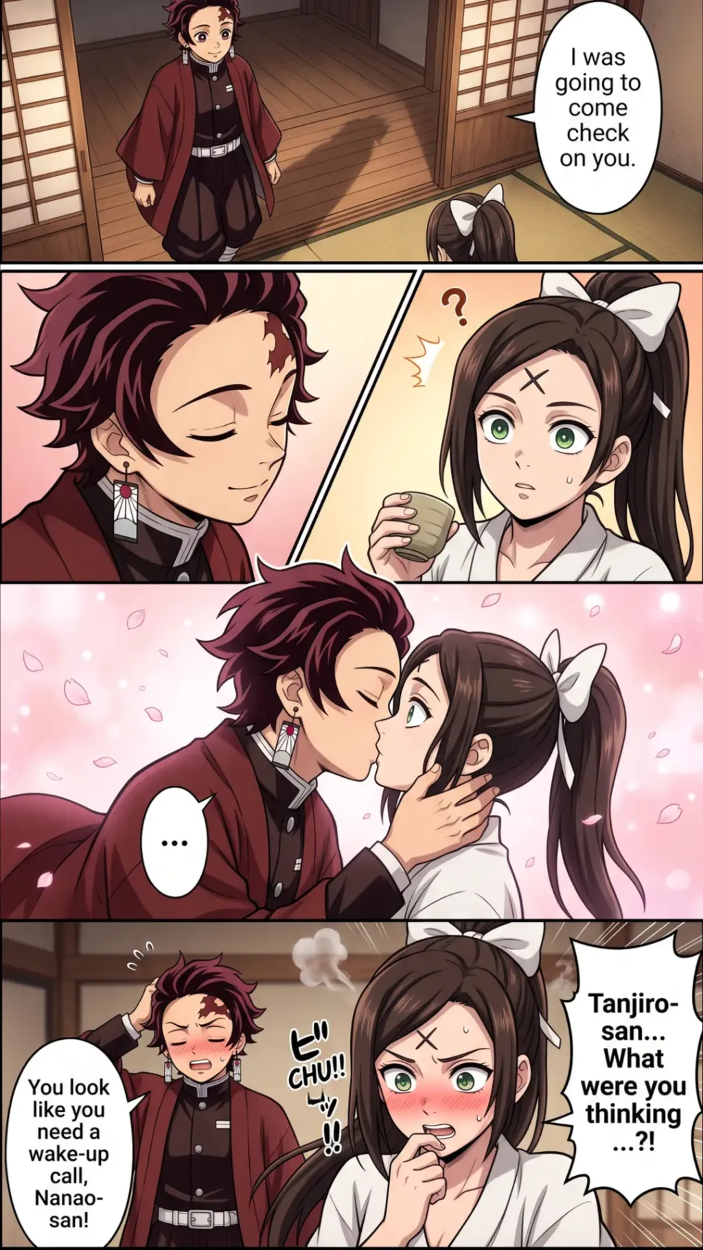 ai character: Tanjiro background