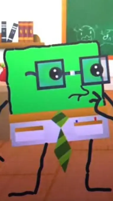 ai character: cuadradito background