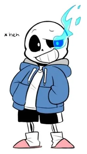 ai character: Sans vs Chara background