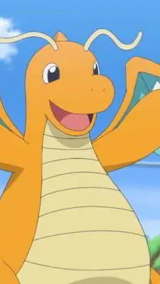 ai character: dragonite  background