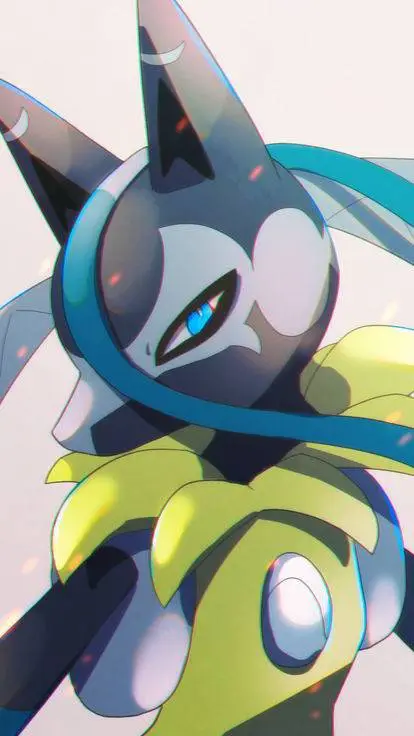 ai character: mega lucario z background