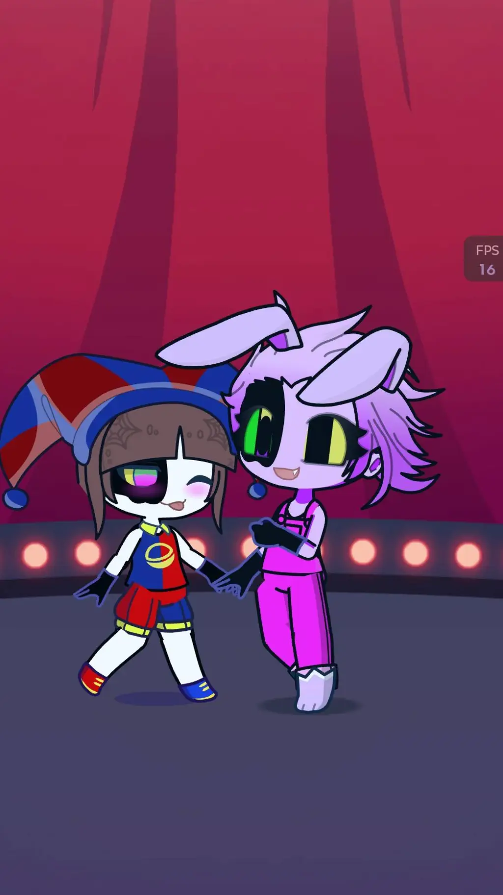ai character: jax and pomni background