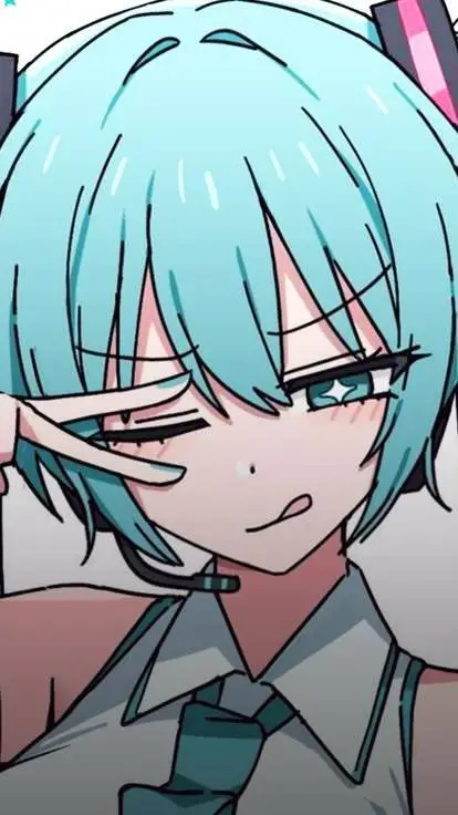 ai character: hatsumi Miku  background