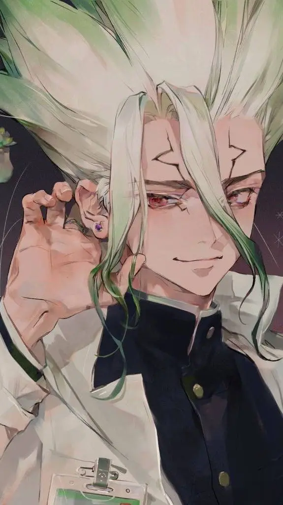 ai character: senku ishigami background