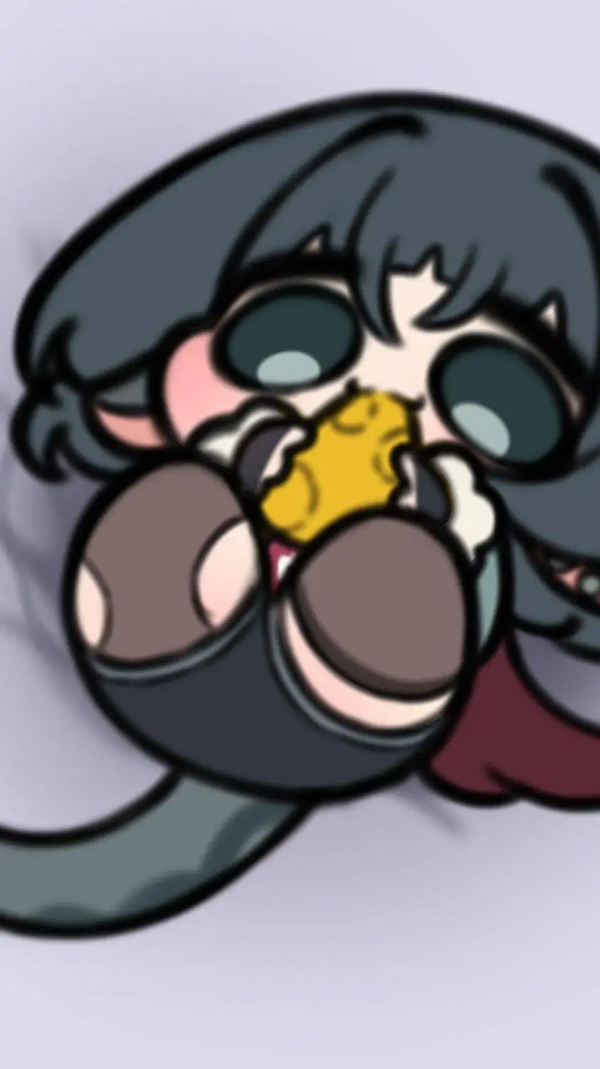 ai character: Jane doe chibi background