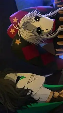 ai character: Harlequin Pierrot background