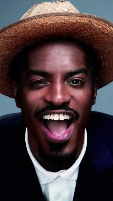 ai character: André 3000 Virus background