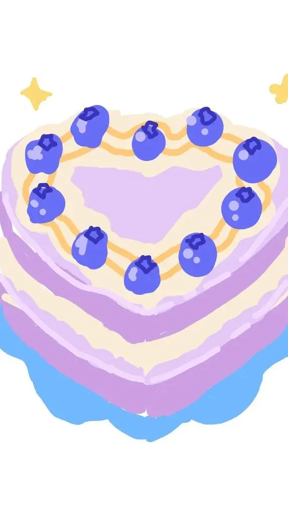 ai character: blueberry background
